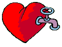 Gif animé coeur robinet